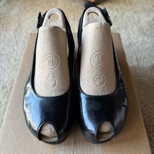 Mephisto Peep Toe Wedge Sandals